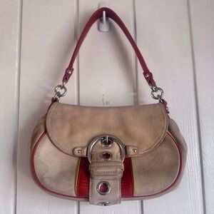 Vintage Cole Han Suede Shoulder Bag